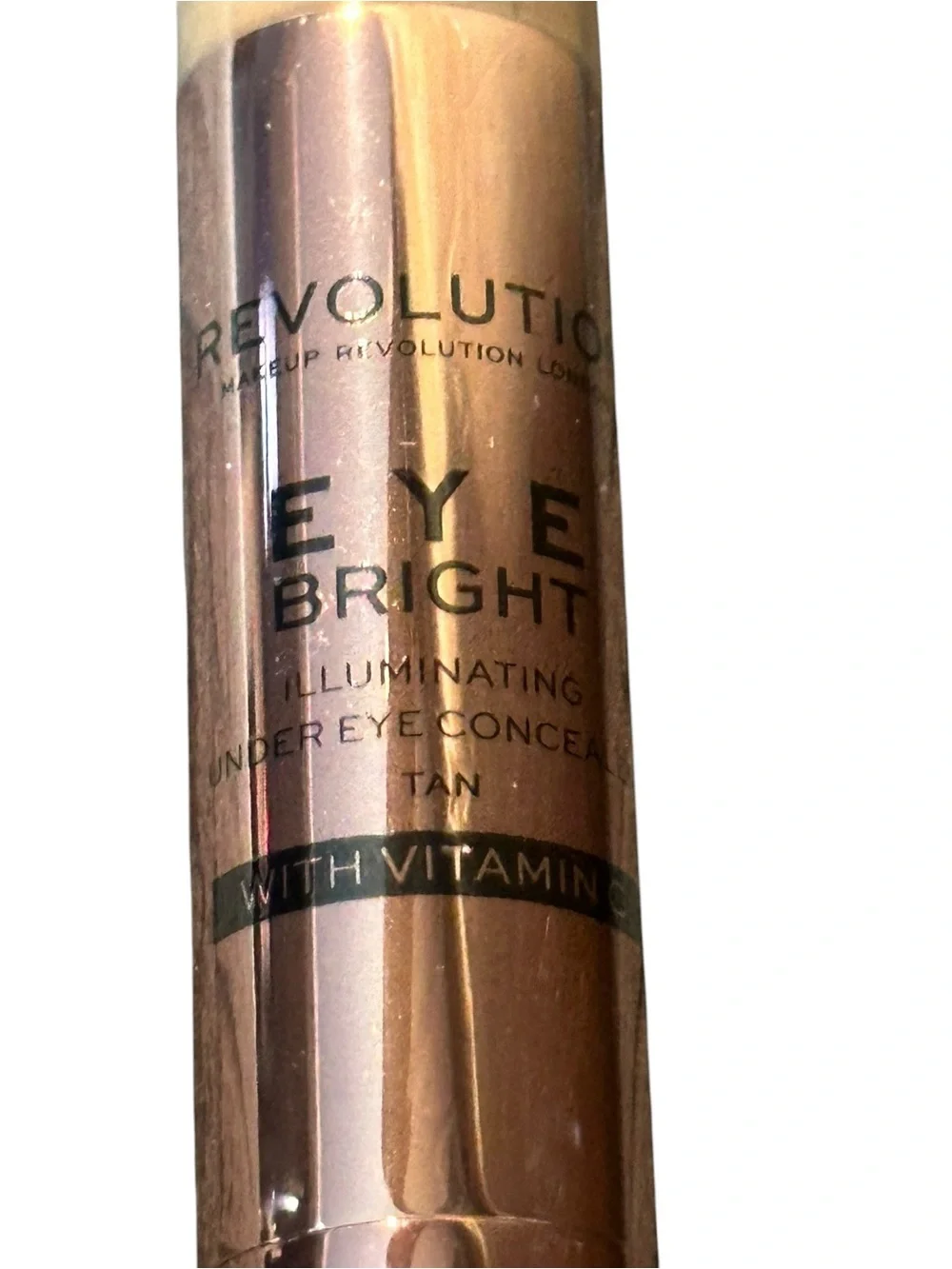 Makeup Revolution Eye Bright Illuminating Under Eye Concealer - Tan NWT